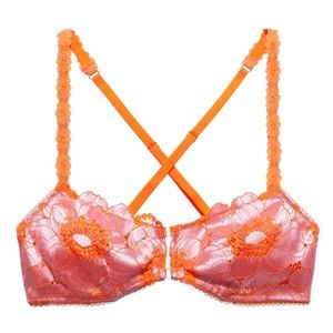 New Savage X Fenty Perfect Poppies Lace Bralette Floral Poppylicious Bra NWT